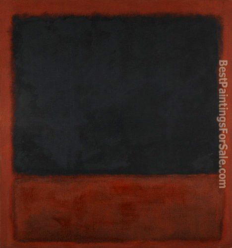 Mark Rothko BLACK RED OVER BLACK ON RED